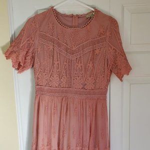 Vintage-style Rose Tea Dress